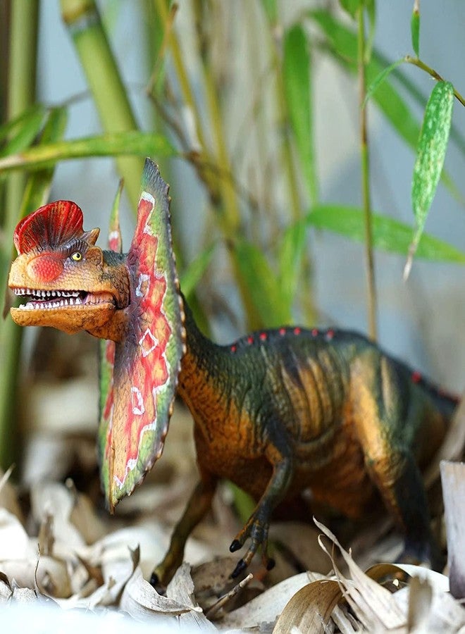 BAREPEPE Dinosaur Toys for Kids,Tyrannosaurus Toy with Action Figure,Realistic Jurassic Dinosaur Park Figurines Gift Dinosaur Toys T-Rex Edition(25cm X 10cm Dilophosaurus Rex) - Image 2